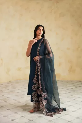 Blue Dupatta