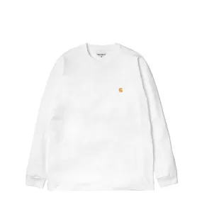 Carhartt Long Sleeve Chase T-Shirt White