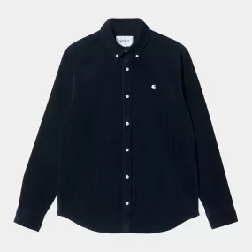 Carhartt L/S Madison Cord Shirt Dark Navy/Wax