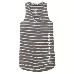 CBS169 Striped V-Neck Tank