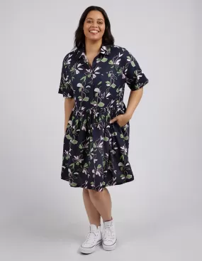 Elm - Idyll Floral Dress - Navy