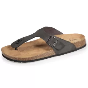 Mules sandales Homme Bride Gris