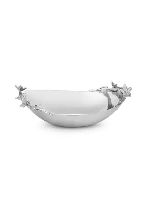 Oval Dish with Floral Motif